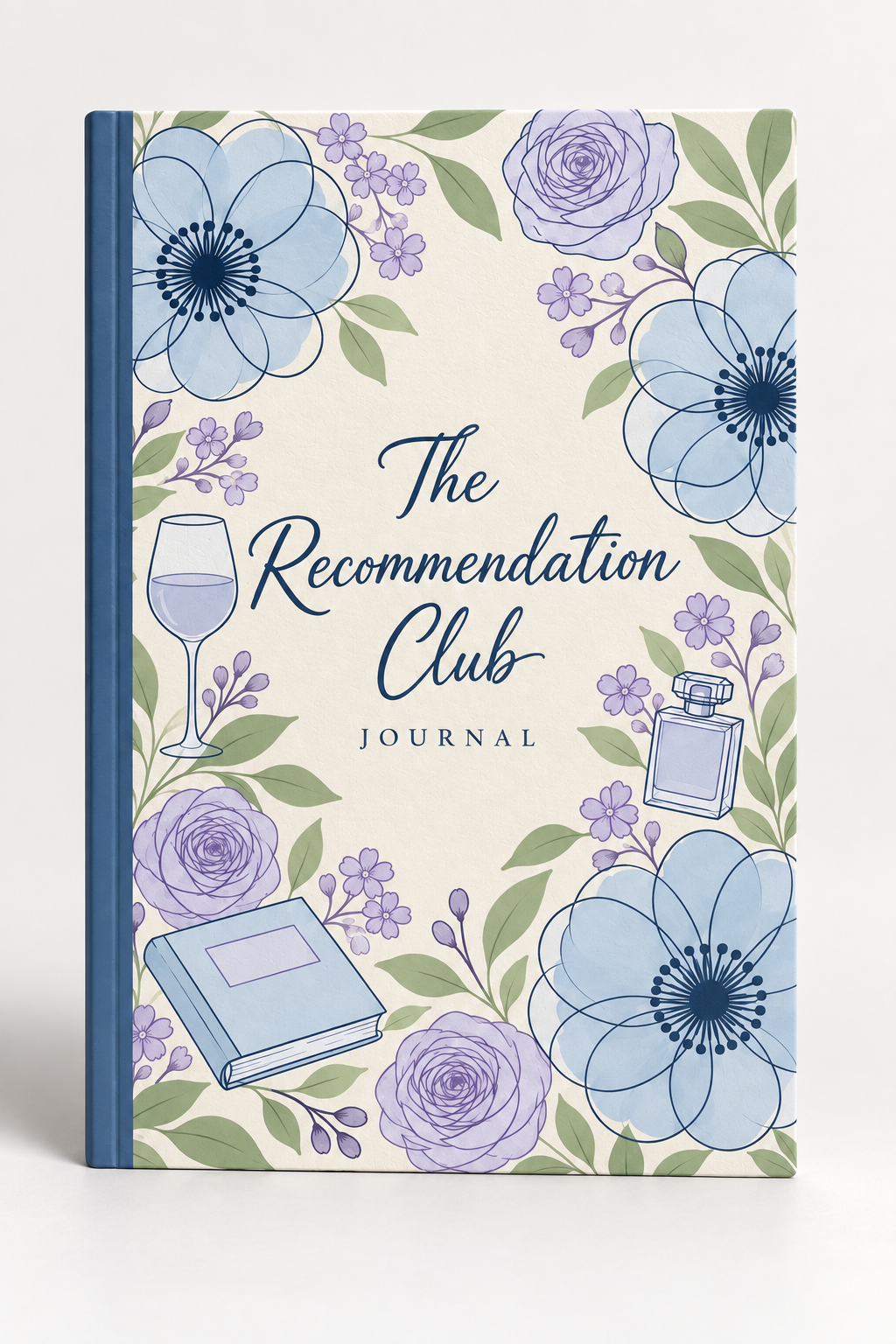 Recommendation Club Journal (Blue & Lavender) image 1